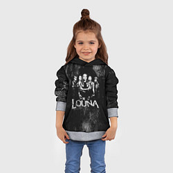 Толстовка-худи детская Louna, цвет: 3D-меланж — фото 2