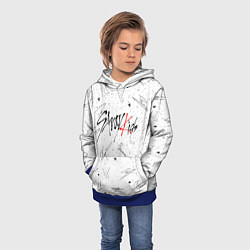 Толстовка-худи детская STRAY KIDS АВТОГРАФЫ, цвет: 3D-синий — фото 2