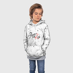 Толстовка-худи детская STRAY KIDS АВТОГРАФЫ, цвет: 3D-меланж — фото 2