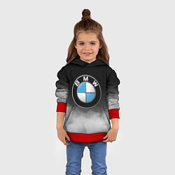 Толстовка-худи детская BMW, цвет: 3D-красный — фото 2