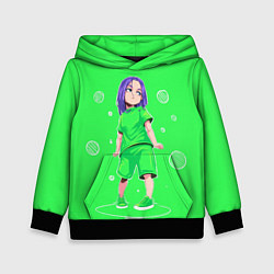 Толстовка-худи детская Billie Eilish: Acid Girl, цвет: 3D-черный