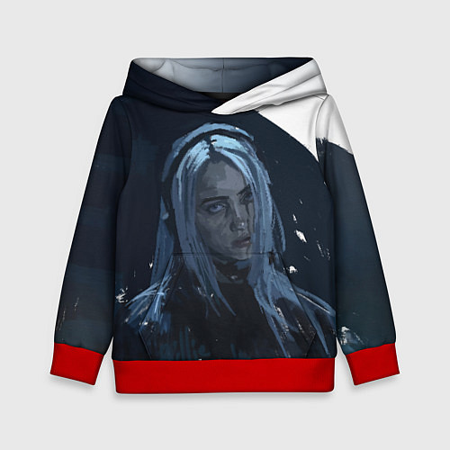 Детская толстовка Billie Eilish: Love / 3D-Красный – фото 1