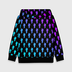 Толстовка-худи детская Billie Eilish: Neon Pattern, цвет: 3D-черный