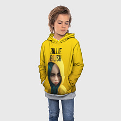 Толстовка-худи детская BILLIE EILISH: Yellow Girl, цвет: 3D-меланж — фото 2