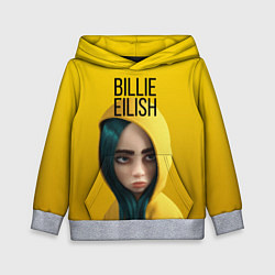 Толстовка-худи детская BILLIE EILISH: Yellow Girl, цвет: 3D-меланж