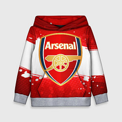 Толстовка-худи детская Arsenal, цвет: 3D-меланж