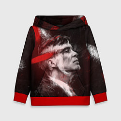 Толстовка-худи детская Peaky Blinders Thomas Shelby, цвет: 3D-красный