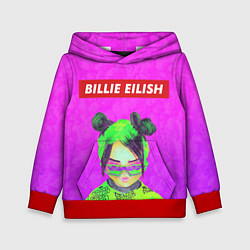 Толстовка-худи детская Billie Eilish, цвет: 3D-красный