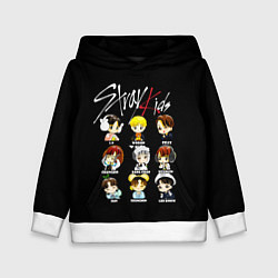 Толстовка-худи детская Stray Kids, цвет: 3D-белый