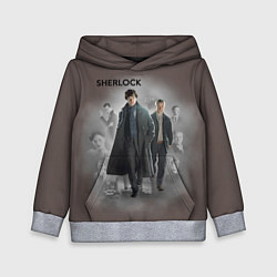 Толстовка-худи детская Sherlock, цвет: 3D-меланж