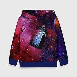 Толстовка-худи детская Doctor Who, цвет: 3D-синий