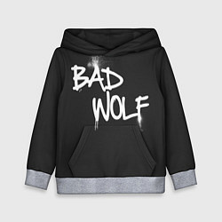 Толстовка-худи детская Bad Wolf, цвет: 3D-меланж