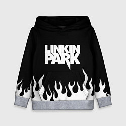 Толстовка-худи детская Linkin Park: Black Flame, цвет: 3D-меланж