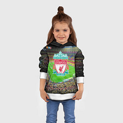Толстовка-худи детская FC Liverpool, цвет: 3D-белый — фото 2