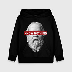Толстовка-худи детская Ничего Не Знаю, цвет: 3D-черный