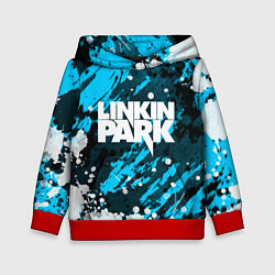 Толстовка-худи детская Linkin Park, цвет: 3D-красный