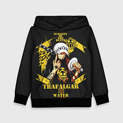 Толстовка-худи детская One Piece Trafalgar Water, цвет: 3D-черный