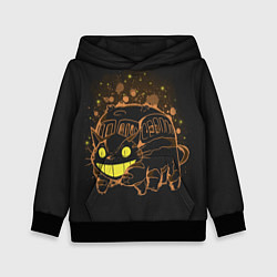 Толстовка-худи детская My Neighbor Totoro, цвет: 3D-черный