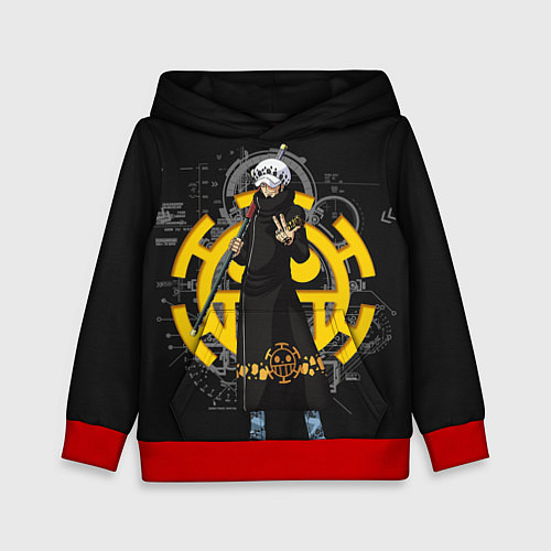 Детская толстовка One Piece / 3D-Красный – фото 1