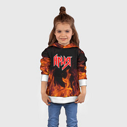 Толстовка-худи детская АРИЯ, цвет: 3D-белый — фото 2