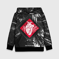 Толстовка-худи детская DBD - beating heart, цвет: 3D-черный