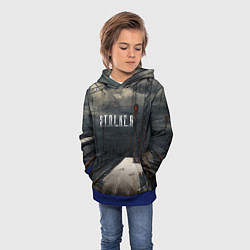 Толстовка-худи детская НОВЫЙ СТАЛКЕР, цвет: 3D-синий — фото 2