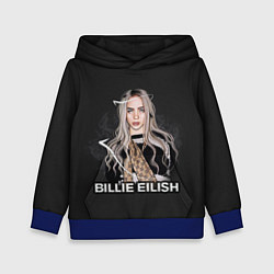 Толстовка-худи детская BILLIE EILISH, цвет: 3D-синий