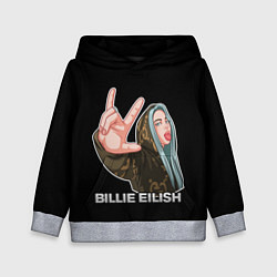 Толстовка-худи детская BILLIE EILISH, цвет: 3D-меланж