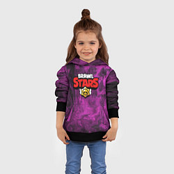Толстовка-худи детская Brawl Stars, цвет: 3D-черный — фото 2