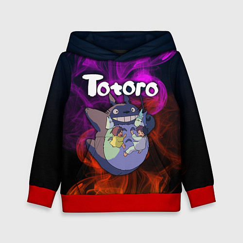 Детская толстовка Totoro / 3D-Красный – фото 1
