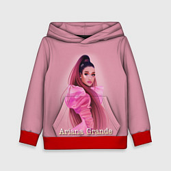 Толстовка-худи детская Ariana Grande Ариана Гранде, цвет: 3D-красный