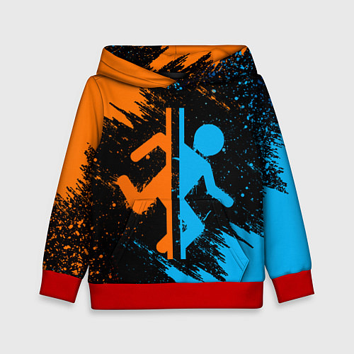 Детская толстовка PORTAL / 3D-Красный – фото 1