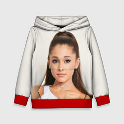 Толстовка-худи детская Ariana Grande Ариана Гранде, цвет: 3D-красный