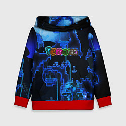 Толстовка-худи детская Terraria, цвет: 3D-красный