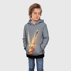 Толстовка-худи детская Heroes of Might and Magic, цвет: 3D-черный — фото 2