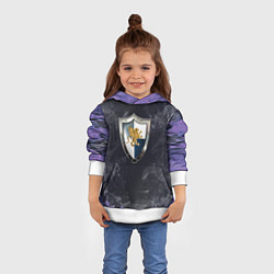 Толстовка-худи детская Heroes of Might and Magic, цвет: 3D-белый — фото 2