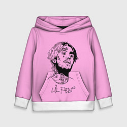 Толстовка-худи детская LIL PEEP, цвет: 3D-белый