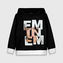 Толстовка-худи детская Eminem, цвет: 3D-белый