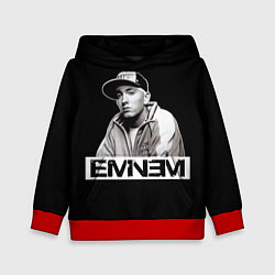 Толстовка-худи детская Eminem, цвет: 3D-красный