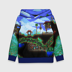 Толстовка-худи детская TERRARIA, цвет: 3D-синий