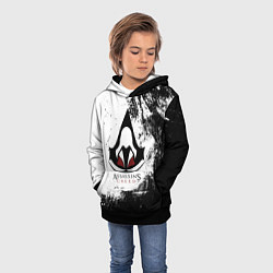 Толстовка-худи детская Assasin's creed, цвет: 3D-черный — фото 2