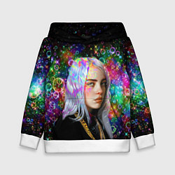 Толстовка-худи детская Billie Eilish, цвет: 3D-белый