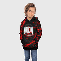 Толстовка-худи детская DOOM ETERNAL, цвет: 3D-черный — фото 2