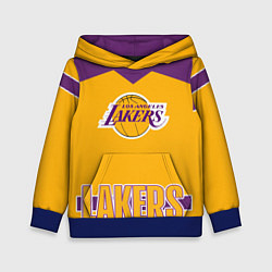 Толстовка-худи детская Los Angeles Lakers, цвет: 3D-синий