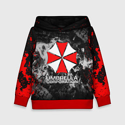 Толстовка-худи детская UMBRELLA CORP, цвет: 3D-красный