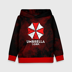 Толстовка-худи детская UMBRELLA CORP, цвет: 3D-красный