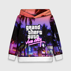 Толстовка-худи детская Grand Theft Auto Vice City, цвет: 3D-белый