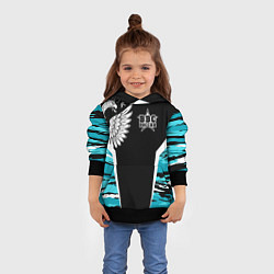 Толстовка-худи детская ВВС России Камуфляж, цвет: 3D-черный — фото 2