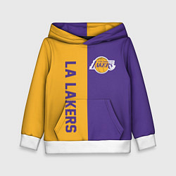 Толстовка-худи детская LA LAKERS, цвет: 3D-белый