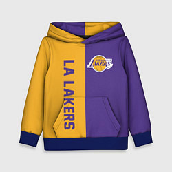 Толстовка-худи детская LA LAKERS, цвет: 3D-синий